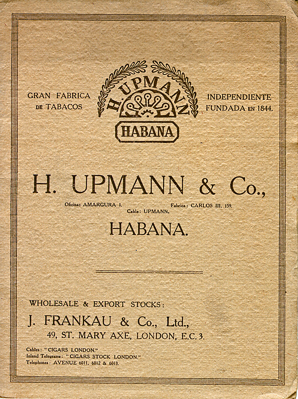 Pre-Revolution J. Frankau Dealer's Catalogue