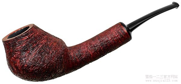 亚伯哈博:喷砂弯把白兰地烟斗 Abe Herbaugh: Sandblasted Bent Brandy