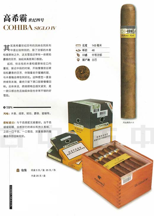 高希霸世纪4 cohiba sigloVI