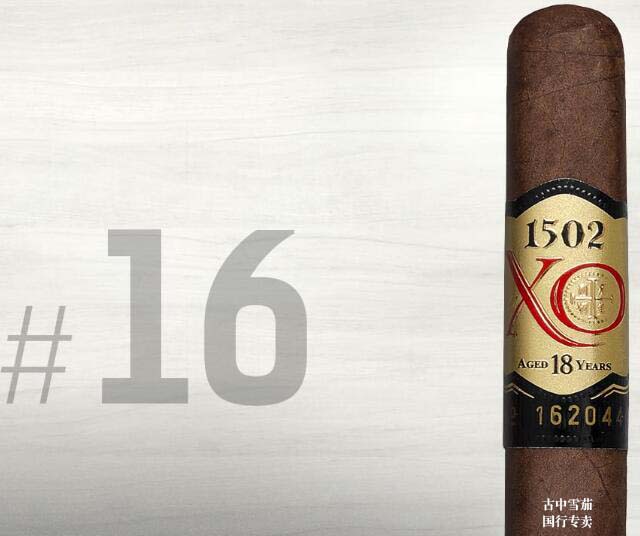 1502 XO TORO NAMED ＃16 | 1502 XO 托罗 Cigar Jorunal 2016雪茄排名TOP25 第16名