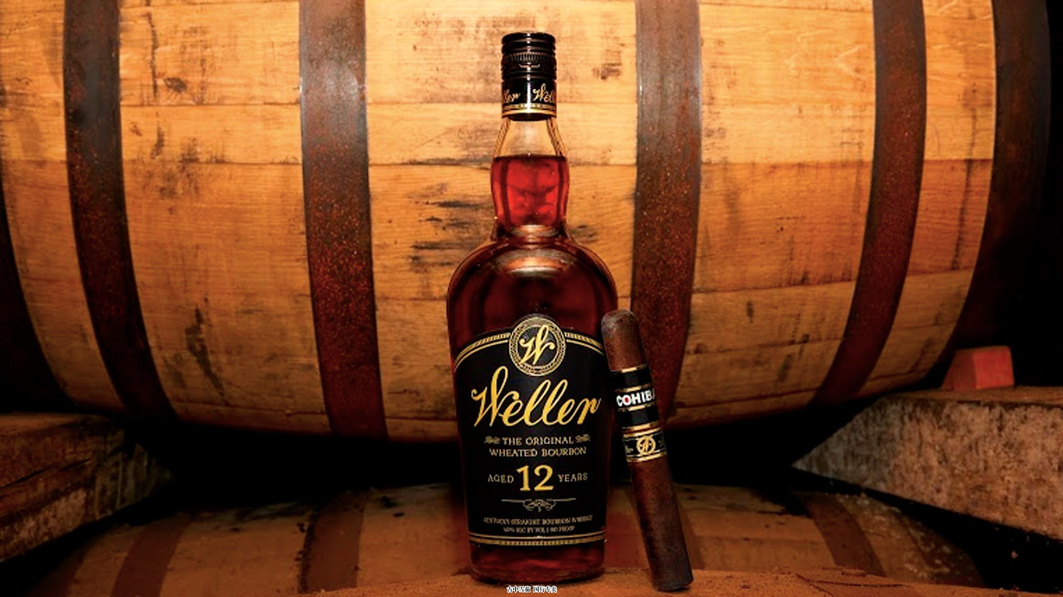 为 Weller Bourbon 准备的高希霸 (Cohiba) 即将运往零售商