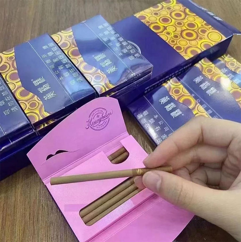 黄鹤楼 雪之景2号 英文全称：Huanghelou Xuezhijing No.2 Slim Cigar‑type Cigarette