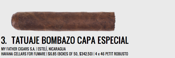 Tatuaje Bombazo Capa Especial ｜ 塔图阿赫 邦巴索 特别茄衣