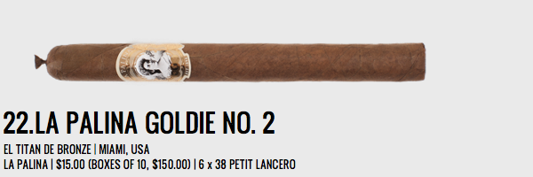 La Palina Goldie No. 2 ｜ 拉·帕利纳 戈尔迪2号