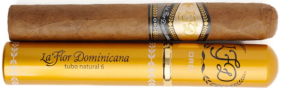 多米尼加之花黄金6号铝管自然 La Flor Dominicana Oro No.6 Tubo Natural